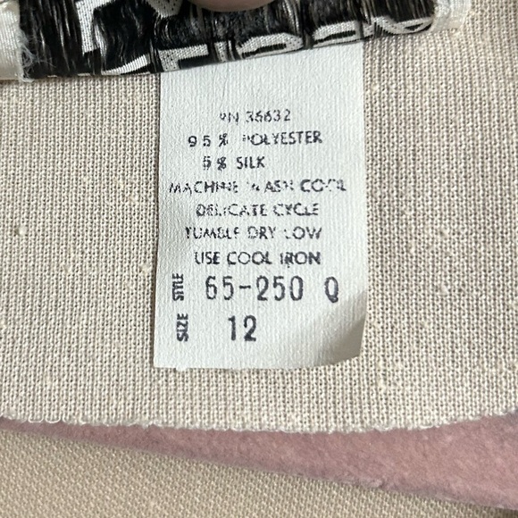 Vintage MELISSA LANE Beige Women’s 4 Button Blazer Jacket Size 12 - Picture 6 of 7